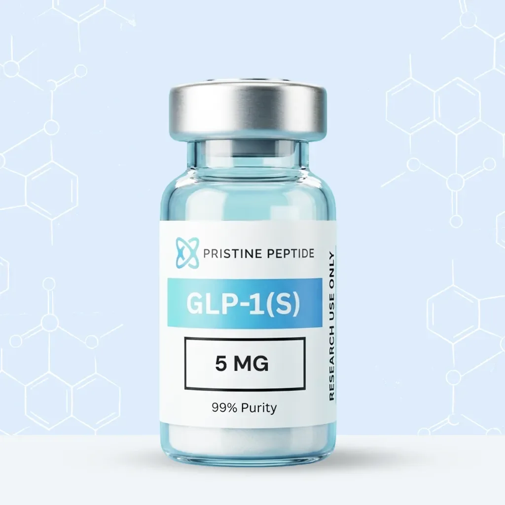 GLP-1 (SM) research peptide vial
