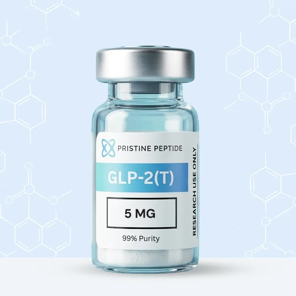 GLP-2 (TRZ) research peptide vial