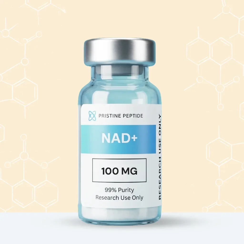 NAD+ research peptide vial