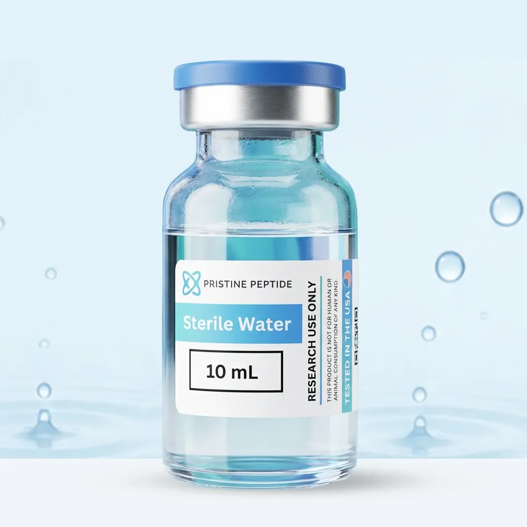 Sterile Water research peptide vial